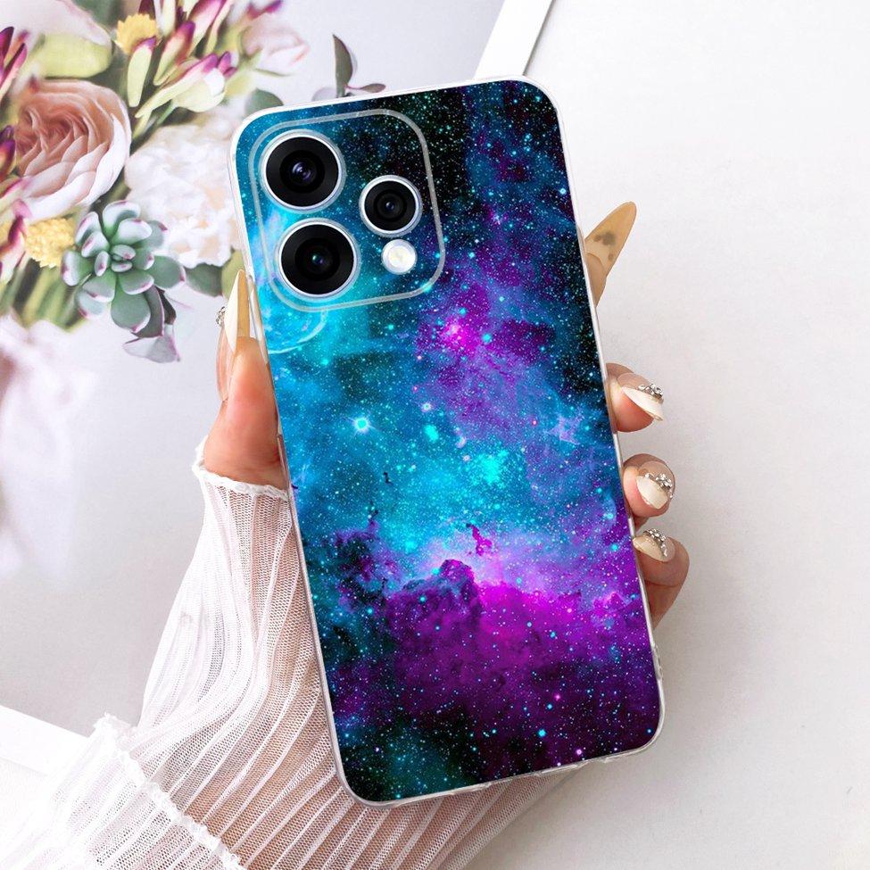 Transparent For Oppo Reno15 Cover Luxury Cute Cat Fashion Butterfly Cool Painted Bumper Casing For Oppo Reno15 5G CPH2825 Case