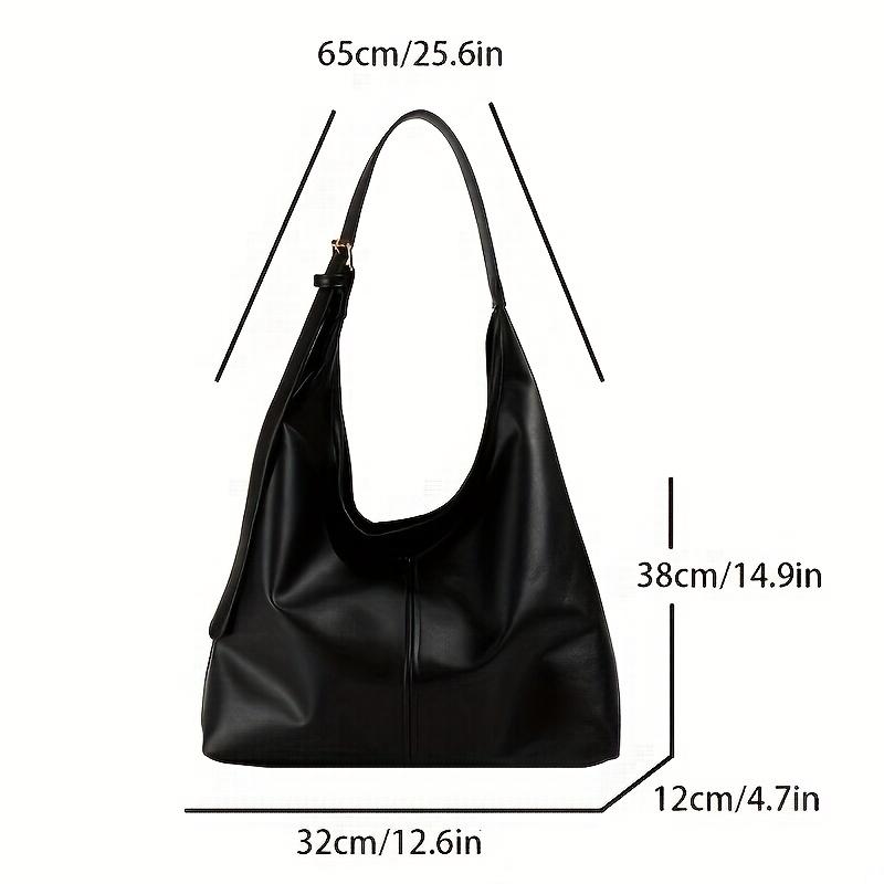 Solid Color Women Shoulder Bag, Vintage Square Handbag, Women's Tote Bag, Casual Flip-Top Underarm Bag for Shopping and Outings