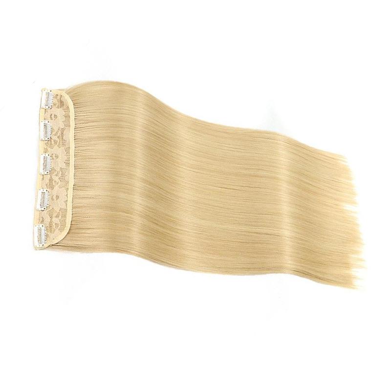 LISI волосы женские натуральные длинные прямые волосы наращивание парик 5 зажимов — фото 18