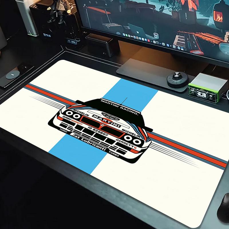 Martini Racing Large Size Mouse Pad Large Gaming Table Cushion Non-slip Laptop Tablet Big Mousepad XXL Mat Mini PC Playmat With Lock edge