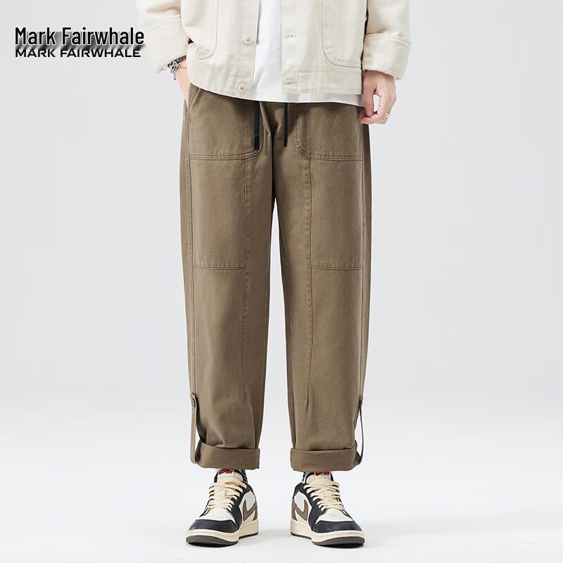 Mark Fairwhale Men's 2025 Autumn Straight Leg Cargo Casual Pants
