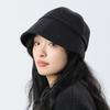 Fisherman Hat Women's Warm Basin Hat Autumn Winter Strap Bucket Hat