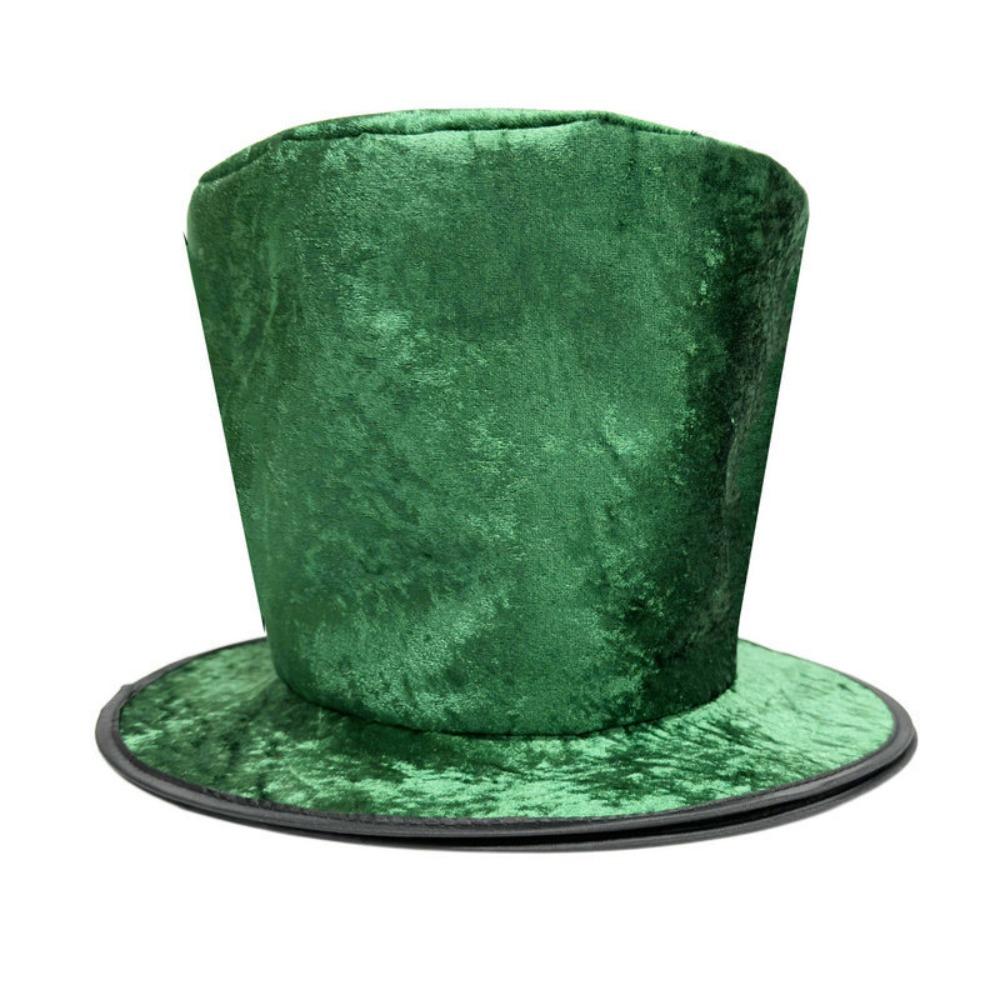 Extra Tall Flat Top Magician Hat Soft Stage Performance Hat  Party Festival Headpiece