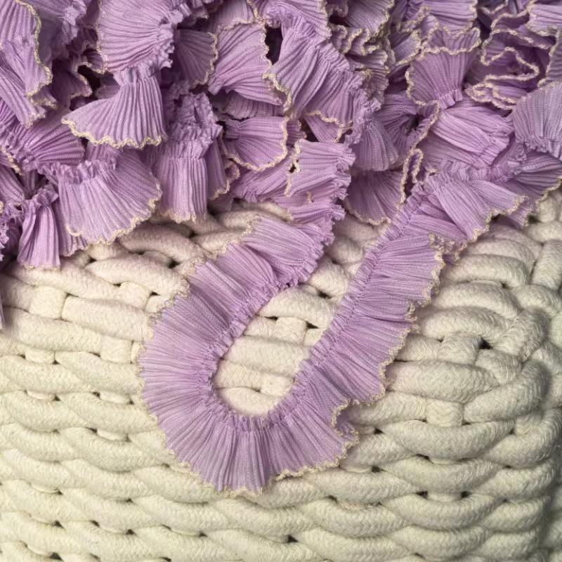 1PC Natural Drape Exquisite Soft Decoration Lightweight Strong Durability Wrinkle Comfortable Chiffon Embellishment 3CMx1M