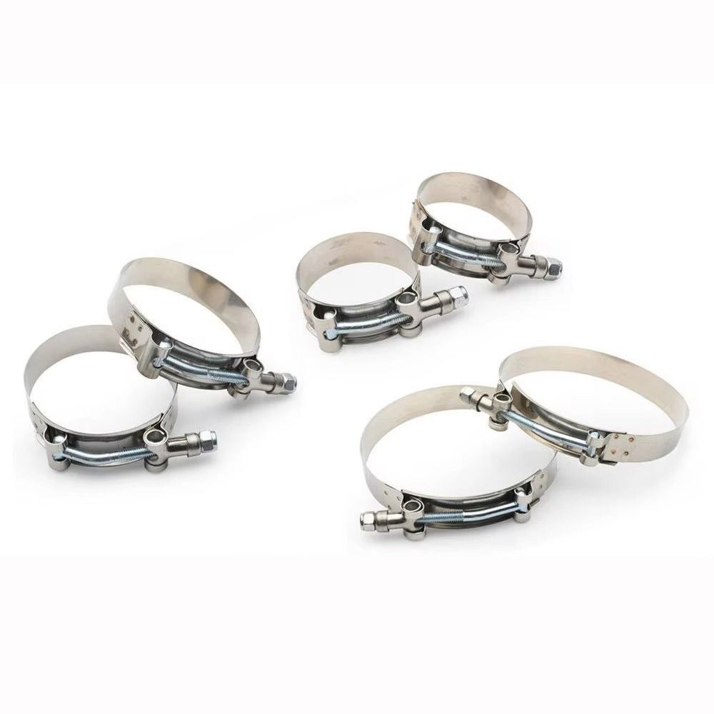 Stainless Steel T-Bolt Clamp Universal Hose Coupler Reliable Hose Clamps
