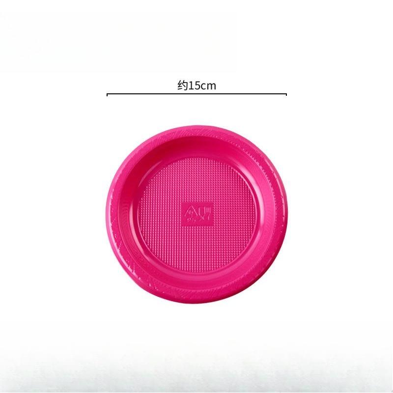 10 Pack Disposable PS Plastic Mesh Plates 5 10 Inch Party Salad Fruit Snack Plates 25pcs