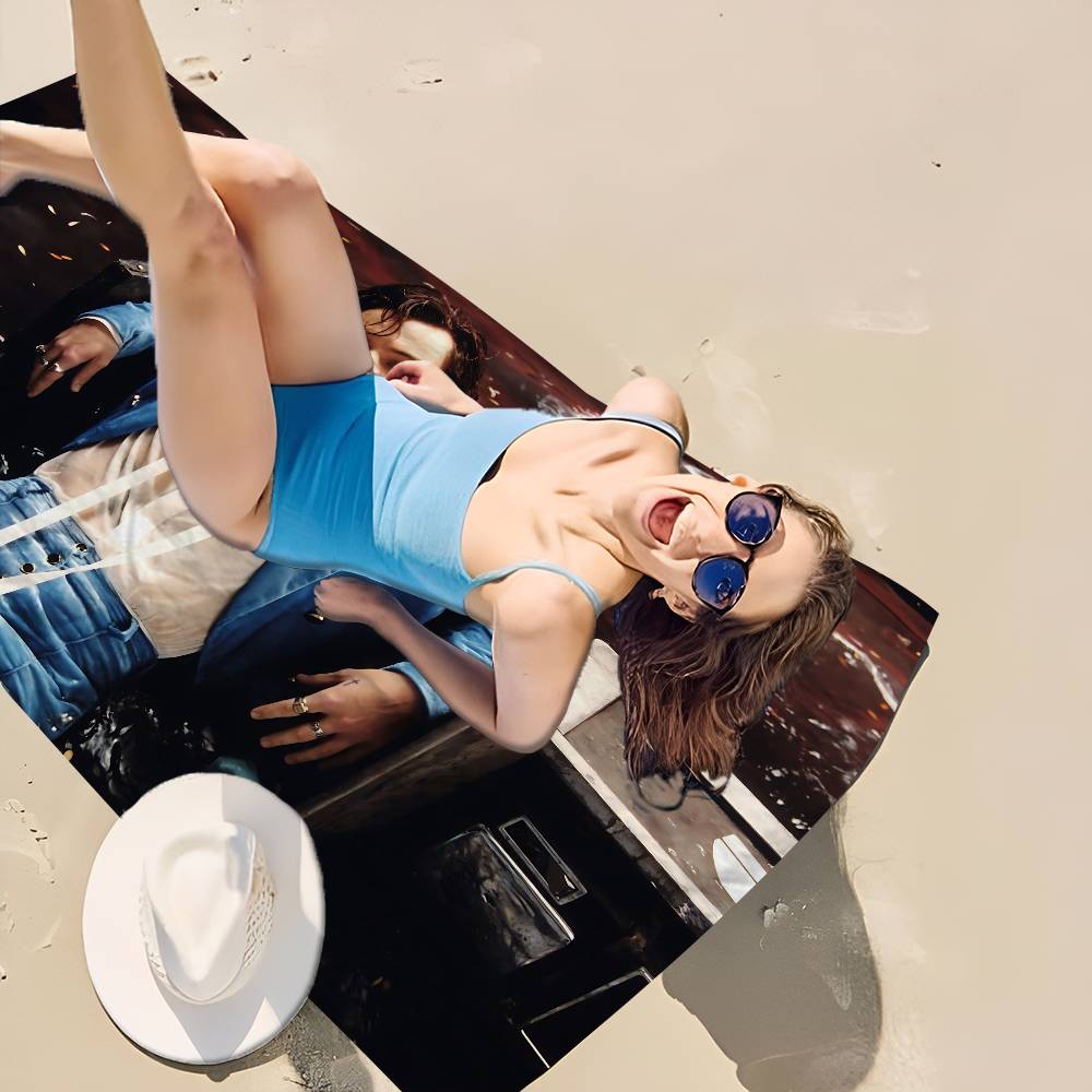 Asciugamano da Spiaggia Stampato in Microfibra Cantante Pop Classico H-Harry S-Styles Arrampicata su Montagna Yoga Spiaggia Nuoto Corsa Assorbente