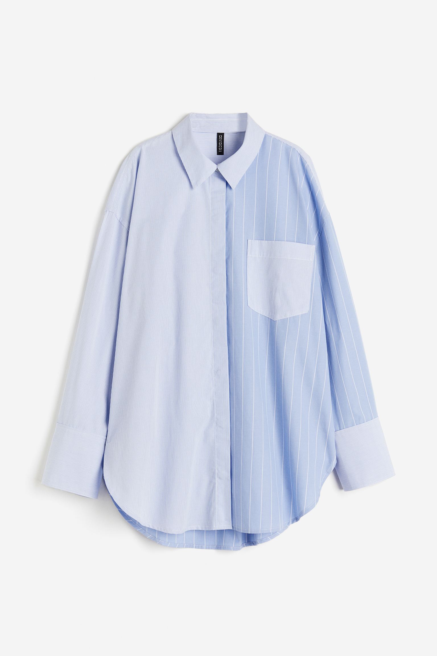 

Oversized poplin shirt