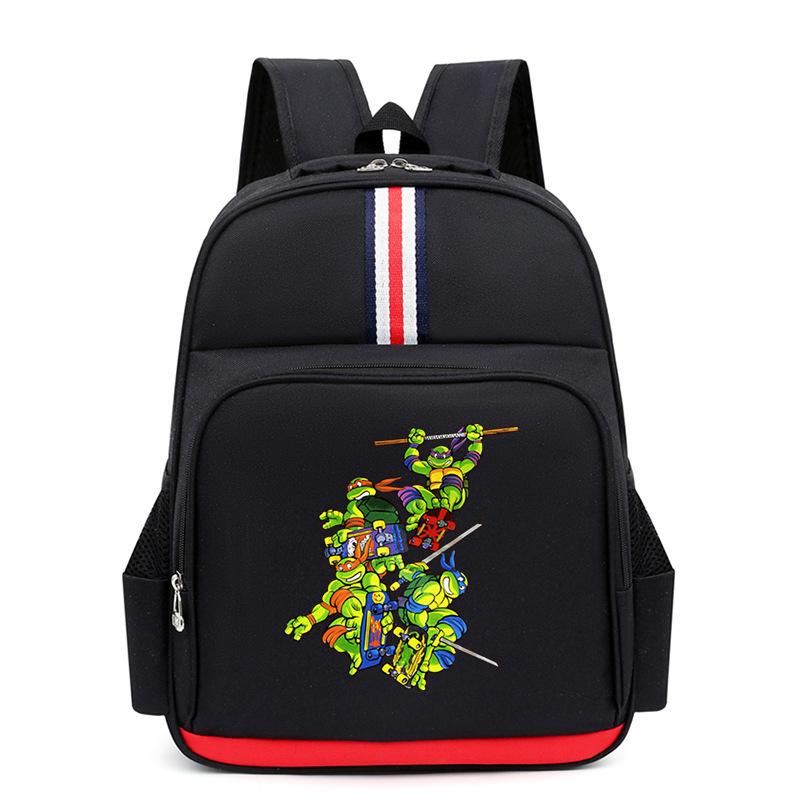 Hot Sale Teenage Mutant Ninja Turtles Cartoon Printed Backpack Elementary and Secondary School Students Outdoor Leisure Large Capacity
