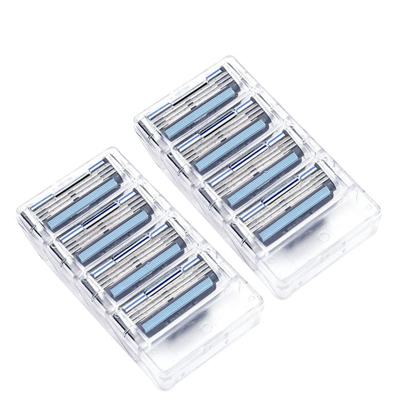 

8Pcs Men s Shaving Razor Blades for Men Mache 3 layers Blade Shaving Cassette