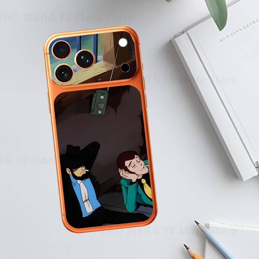 

L-Lupin The Third For Iphone 17 Pro ProMax Back Protective Decorative Sticker Back Cover iPhone17promax