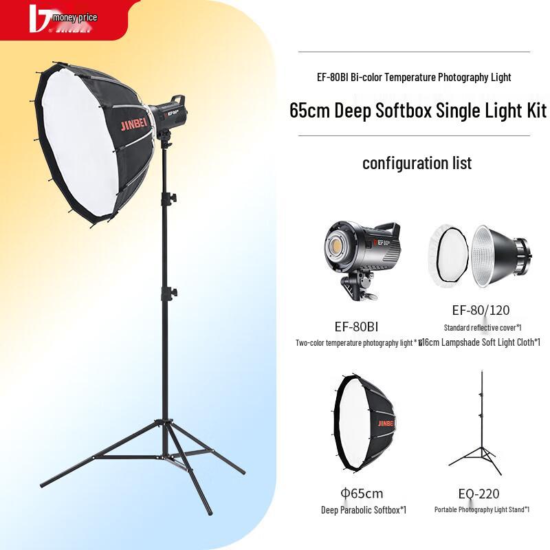 JINBEI EF-80BI Bi-Color LED Video Light