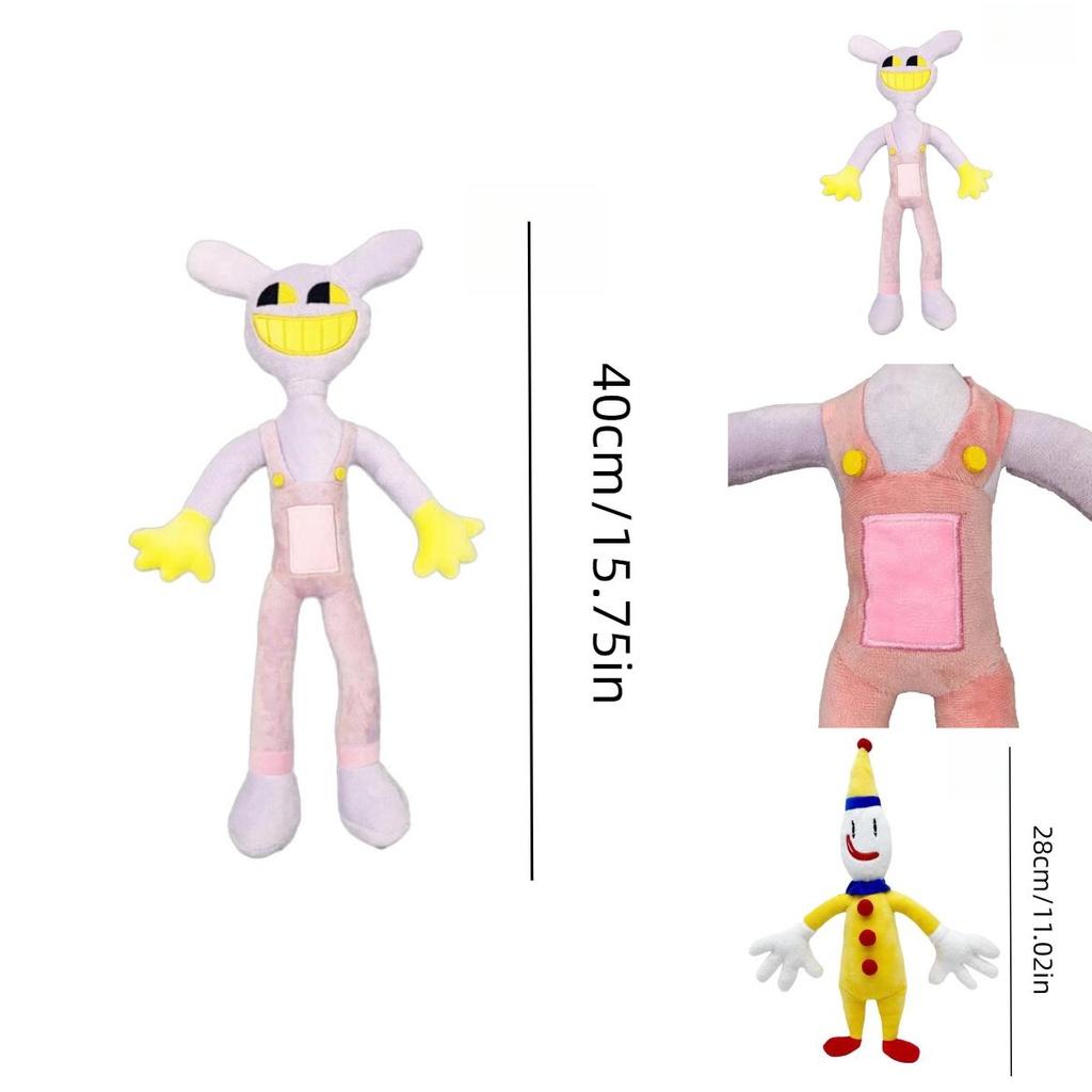 Der Erstaunliche Digitale Zirkus Plüschtier Entzücker Hase Stofftier Clown Anpassbares Design