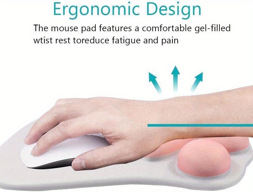 Cute Cat Claw Mouse Pad With Wrist Support - Soft, Precise Tracking & Clicking For Maximum Comfort!