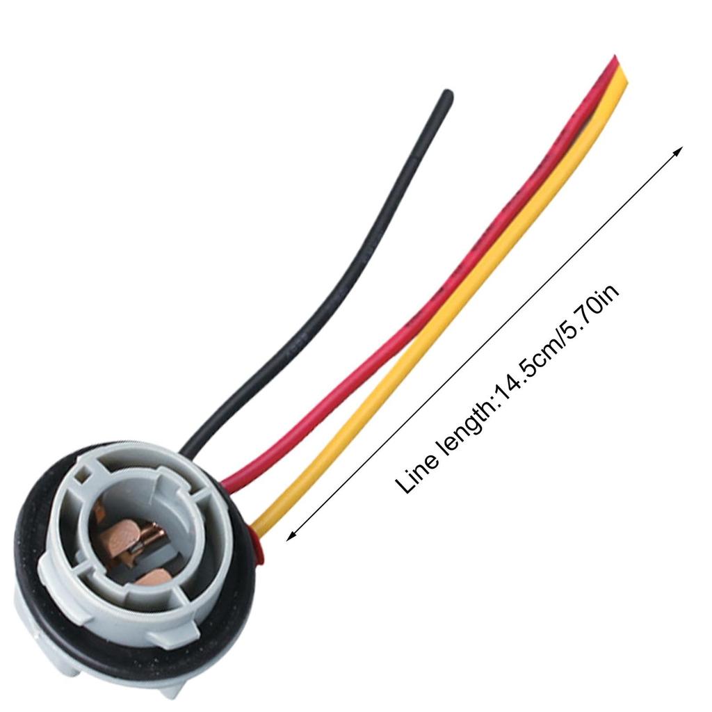 Gevrkjenp LED Socket Bulb, LED Bulb Socket | Car Bulb Socket Auto Brake Bulb