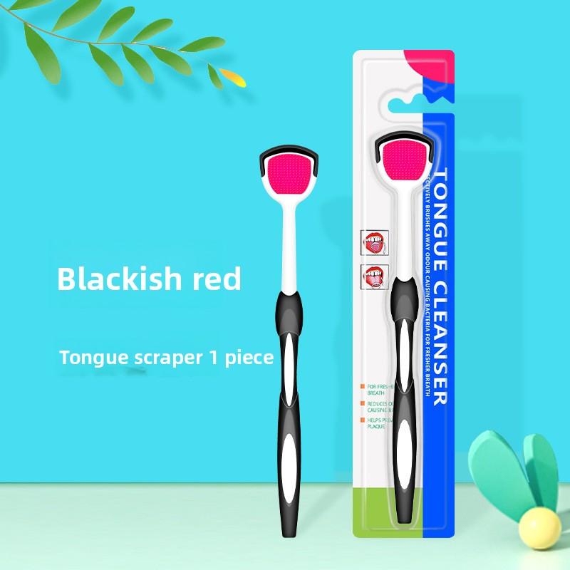 

Nanotong Teat Cleaner - Plastic Card Packaging - Single Unit Independent Packaging - Tongue Scraper - Eliminates Bad Breath - Cleaning Device чорний/червоний