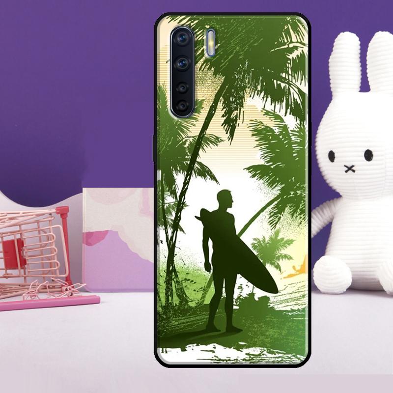 Surf Surfing Case For Oppo A5 Pro A15 A17 A57 A77 A18 A38 A58 A78 A98 A94 A74 A54 A40 A60 A80 A16 A76 A96