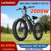 Lankeleisi MG740 Plus Electric Bike 1000W*2 Dual Motor 48V 20Ah 26*4.0" E-bike Max 45-51km/h 70-150 Range Hydraulic Disc Brake