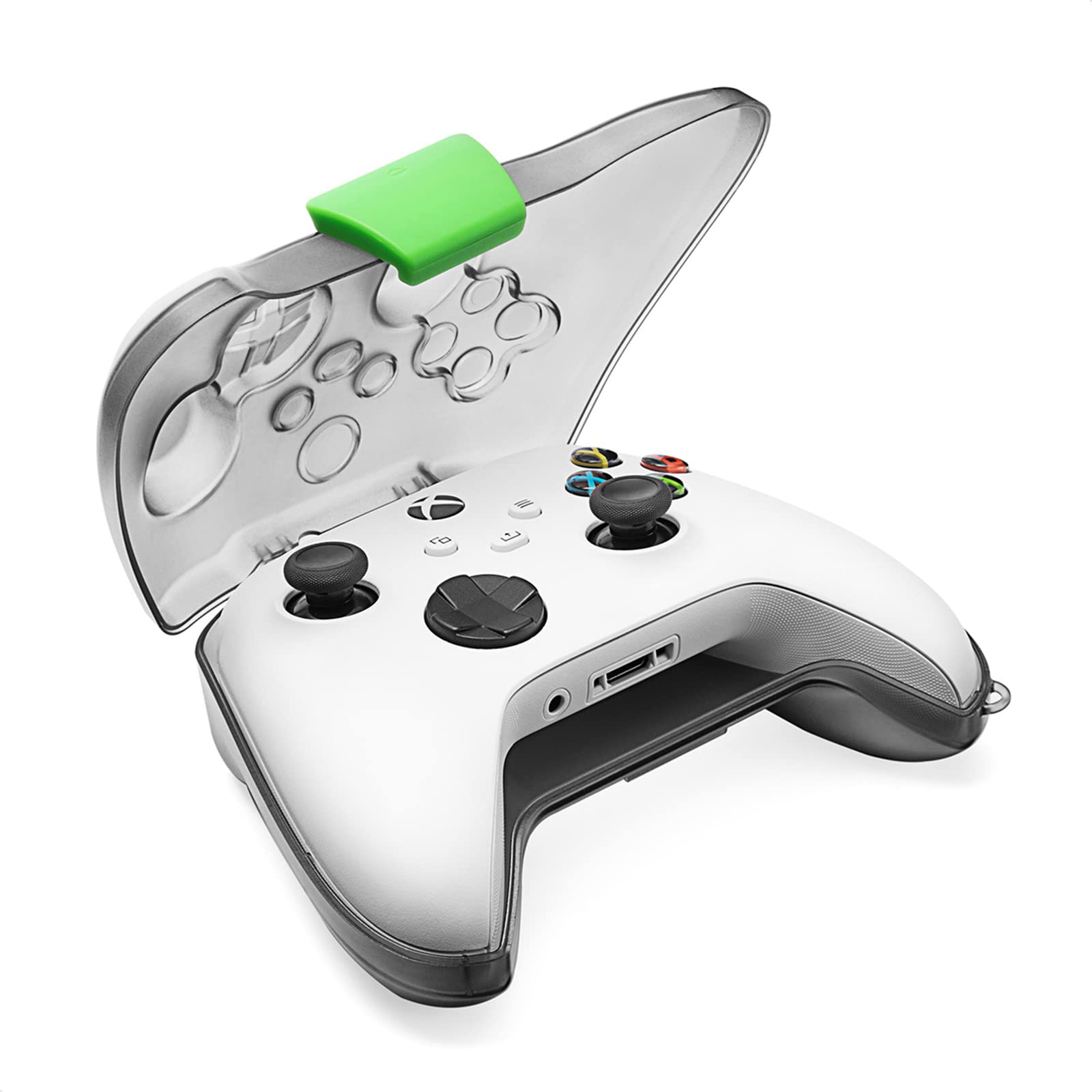 

tomtoc Xbox Wireless Controller Hard Full Charging with Strap Hole (2020 Model) Case, Drop-Tested, Protection, Dustproof, Compatible,