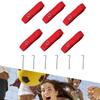 6x Beach Volleyball Lines Equipment Portable 8M Long Red Lines Marking Court Marker for Sand Training Beach Party Outdoor Sports
