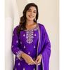 Party Wear Chinon Salwar Suit Women Bollywood Indian Ethnic Salwar Kameez Palazzo Set