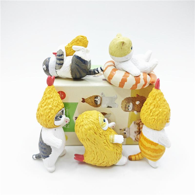 Fortune Eyecatching Cat Sandy Shrimp Cat Series 2 Blind Box Collectible Toy Set