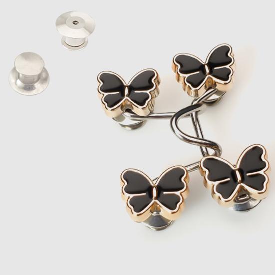 1 Paar Hosenbundstraffer Blumenform Hosenbundstraffer Pins Zum Annähen Nicht Nötig Abnehmbare Hosenbundclips für Hosen Jeans Röcke