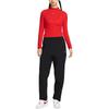 Nike Sportswear Essentials Fashion Versatile Slim Fit Long Sleeve T-Shirt Women Tops University-Red Color-Mix Sail DV7881-657