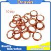 New 20PCS/50PCS/100PCS Injector Gasket MD070718 for Mitsubishi Delica Pajero L200 L400 4D56 4M40 4D65 4D68 4D55 High Quality