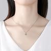 Butterflykiss 1 CT Real Moissanite Pendant Necklace For Women Top Quality 925 Silver Wedding Party Bridal Fine Jewelry