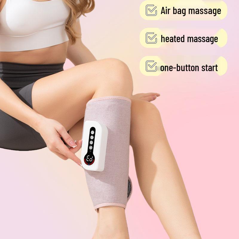 

Rechargeable Unisex Airbag Knee Pad with Long Battery Life and High Power Massage рожевий