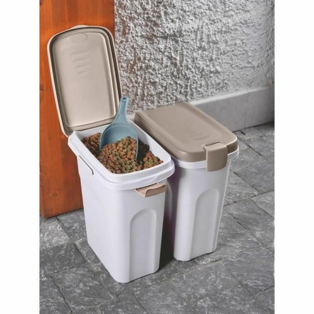 Tierfutterbehälter Kerbl Weiß Braun 15 L