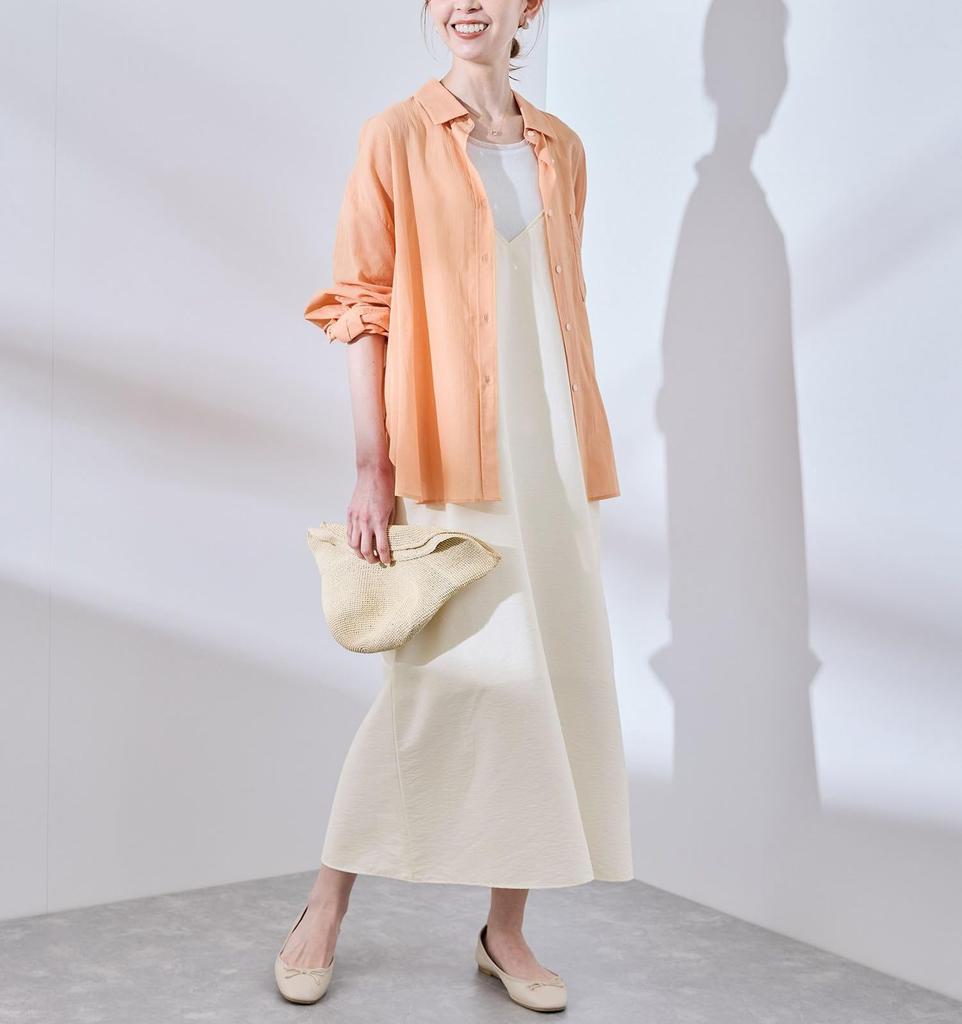 ROPE PICNIC Sherbet Camisole Dress Protection Heat Shirosub Women's (UV & Shielding), GDE15400, (11)