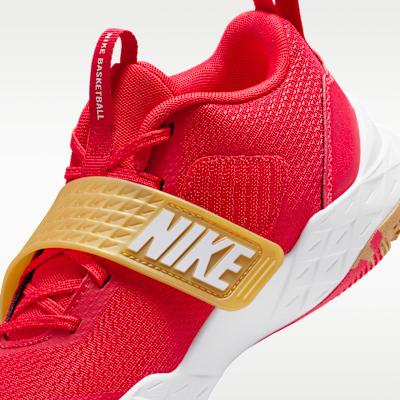 Nike Team Hustle D 12 University Red Gold White (GS)