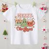 Its The Most Wonderful Time of The Year Print Kids Shirts Christmas Party Boys Girls Outfit Holiday Child Tshirt Xmas Clothes