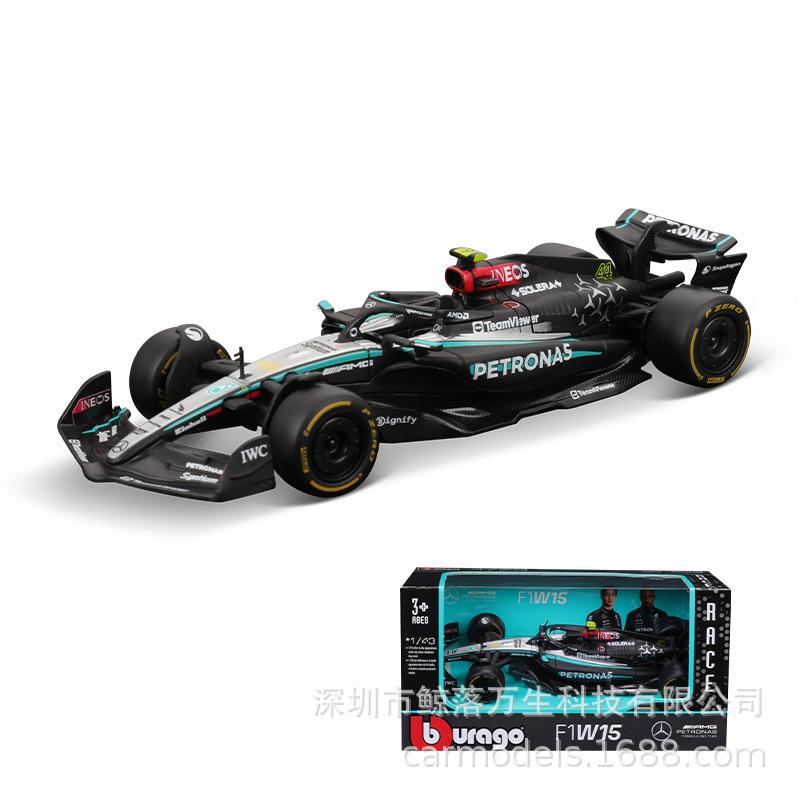 

Ббураго 1:43 Mercedes W15 #44 2024 Коллекция гоночных моделей из сплава F1