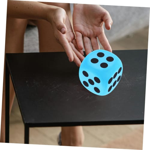 LRXIYODE 2 Large Dice, Lightweight Party Game Dice for Indoor and Outdoor Play, Teaching Aids and Board Game Accessories for Kids