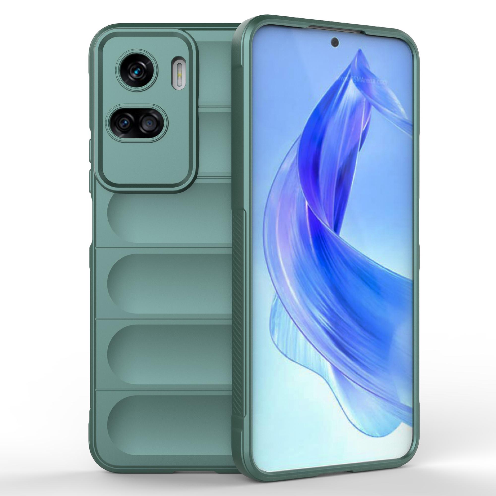 

TPU Phone Case for Honor 90 Lite 5G Rugged Drop-proof Slim Phone Cover Green