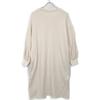 PLAIN PEOPLE Ivory A1541UA038 Organic Soft Sweat Long Sleeve Dress Dress 2 IvoryUsed