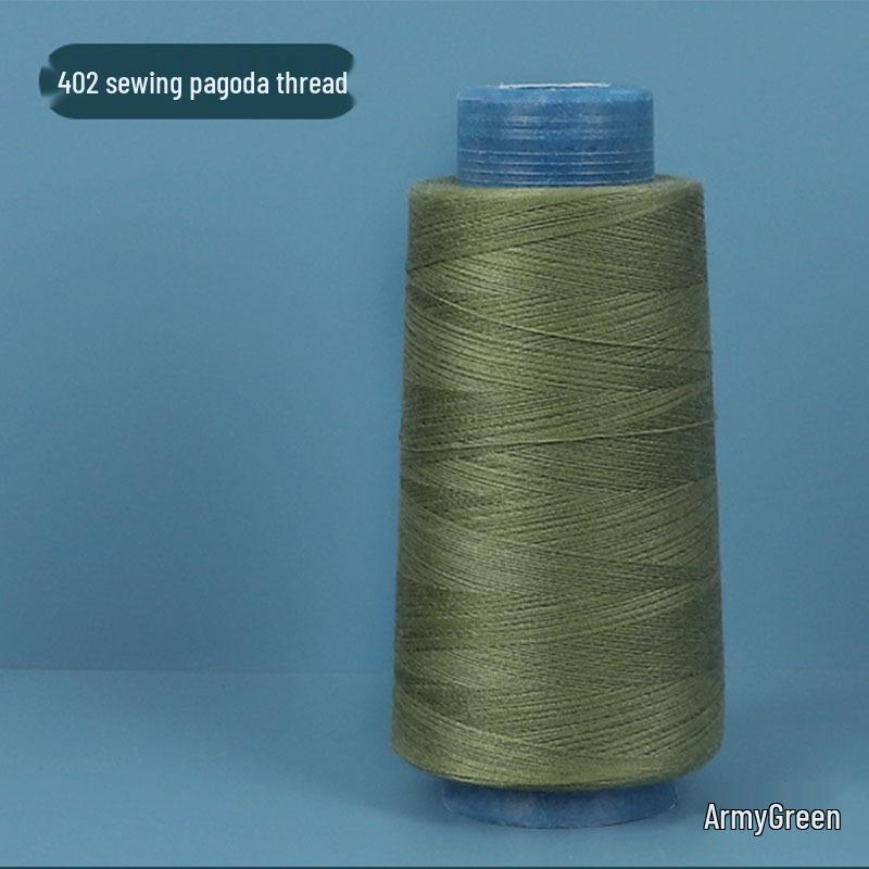 402 Polyester Thread: Black & White Sewing Thread for Hand Needlework and Household Sewing Machines