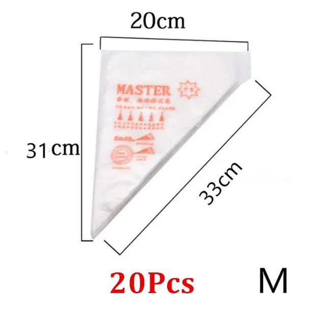 20 50 100pcs Disposable Piping Bags for Baking Cake Cream Frosting Decorating Tools Pastry Dessert Kitchen Accessories
