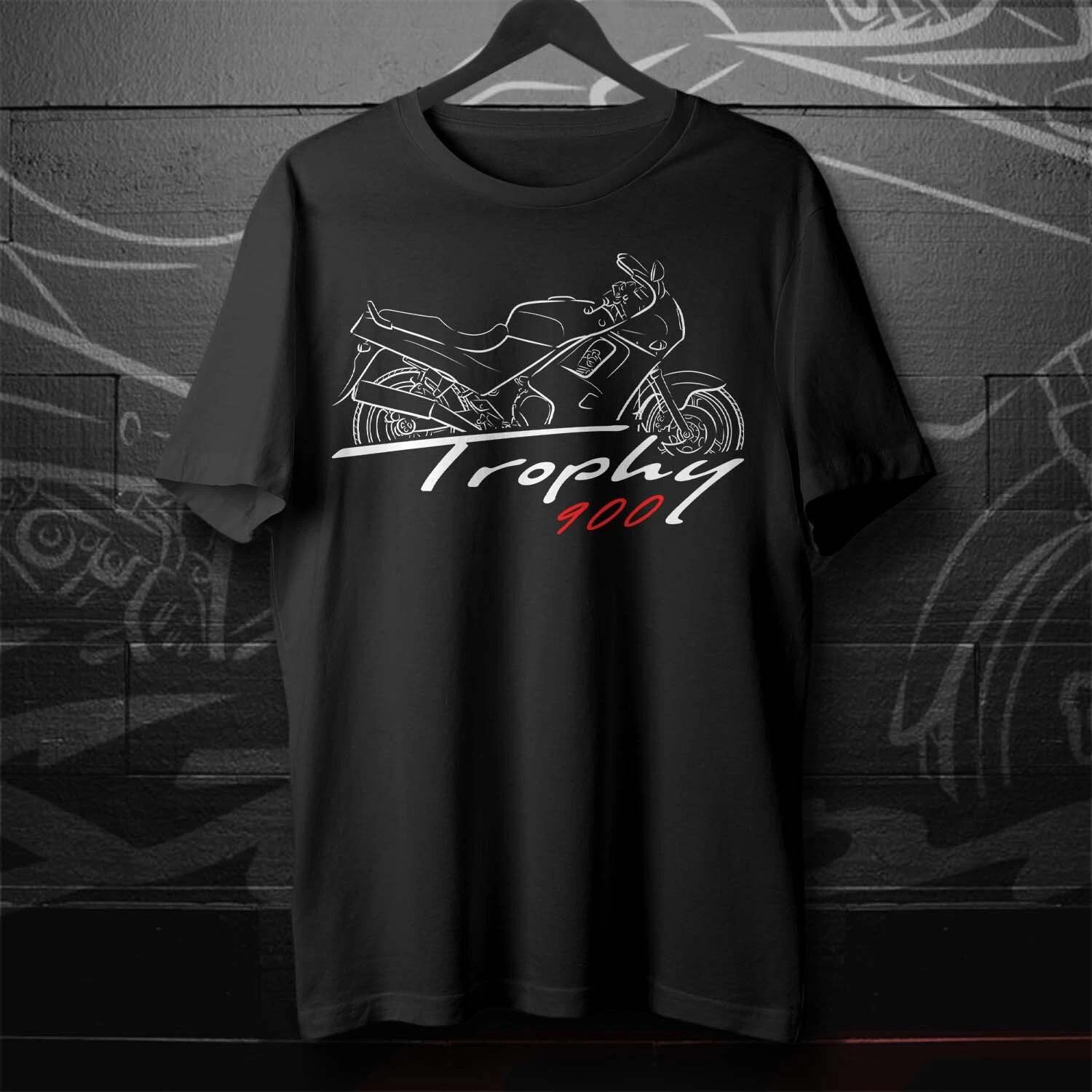 Black men s and women s T-shirt Triumph Trophy 900 1996-2003 Motorcycle S