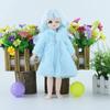 Multicolor 1 Set Long Sleeve Soft Fur Coat Tops Dress Winter Warm Casual Wear Accessories Clothes for Barbie Doll Kids Toy