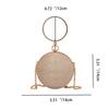 Kreisring Tragbare Abendtaschen Metall Runde Ball Handtaschen Für Lippenstift Elegante Luxus Clutch Geldbörse Hochzeit Brieftaschen