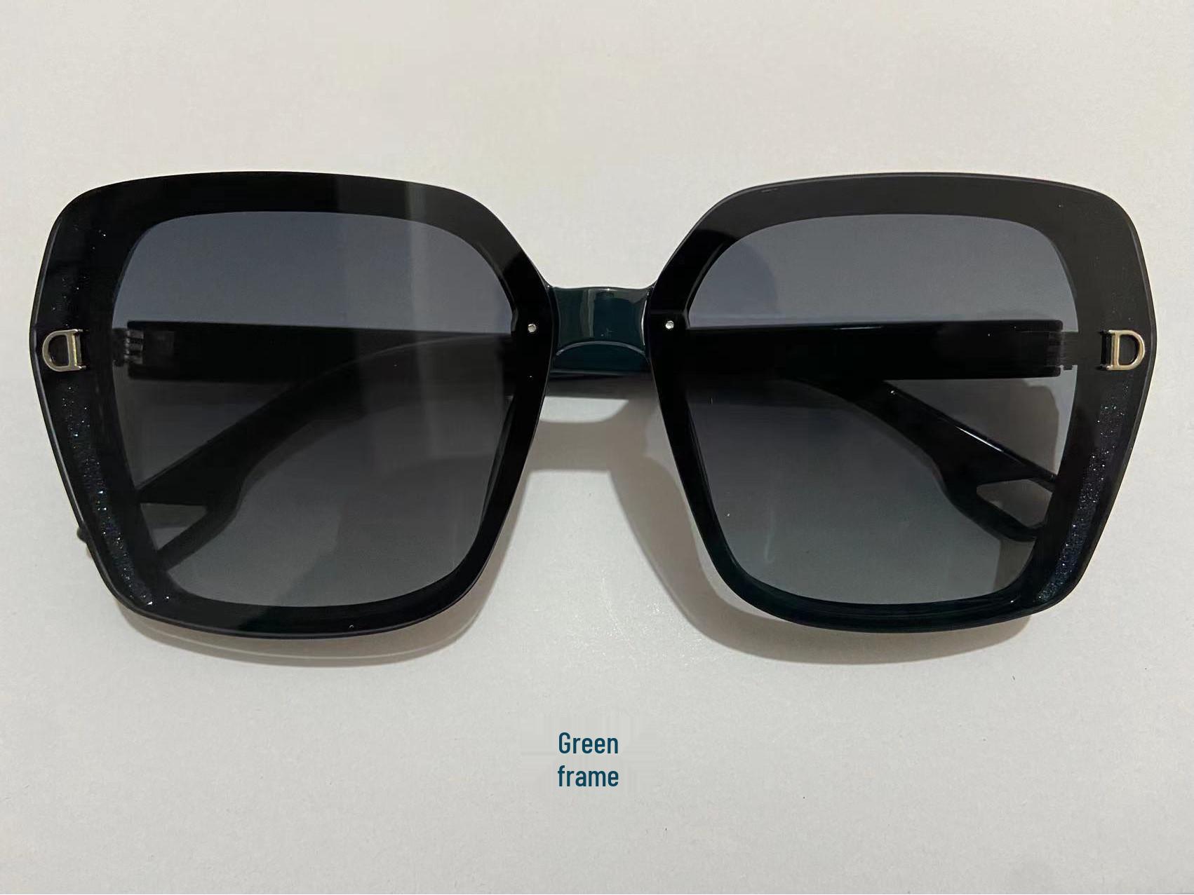 

Модные женские солнцезащитные очки 2023 года с квадратной блестящей оправой высокого класса