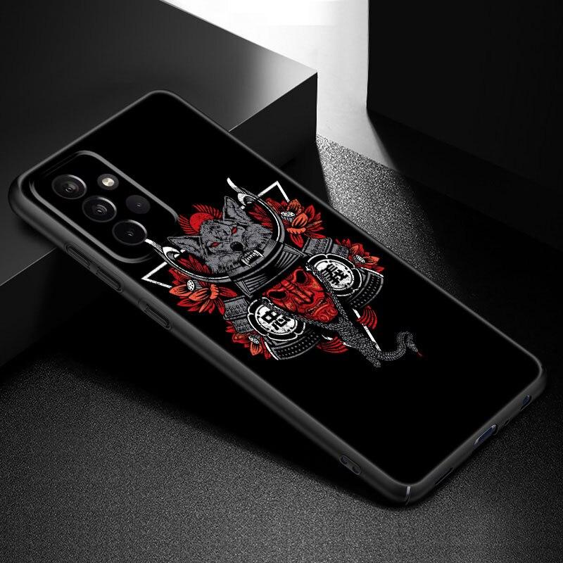 Japanese Samurai Art Phone Case For Samsung Galaxy A21 A30 A50 A52 S A13 A22 A32 A33 A53 A73 5G A11 A12 A31 A51 A70 A71 A72