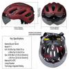 Pjt New Cycling Helmet Light Road Mtb Mountain Bike Bicycle Goggles / Sun Visor Helmet L For Men Women Sun Visor Bicycle Helmet