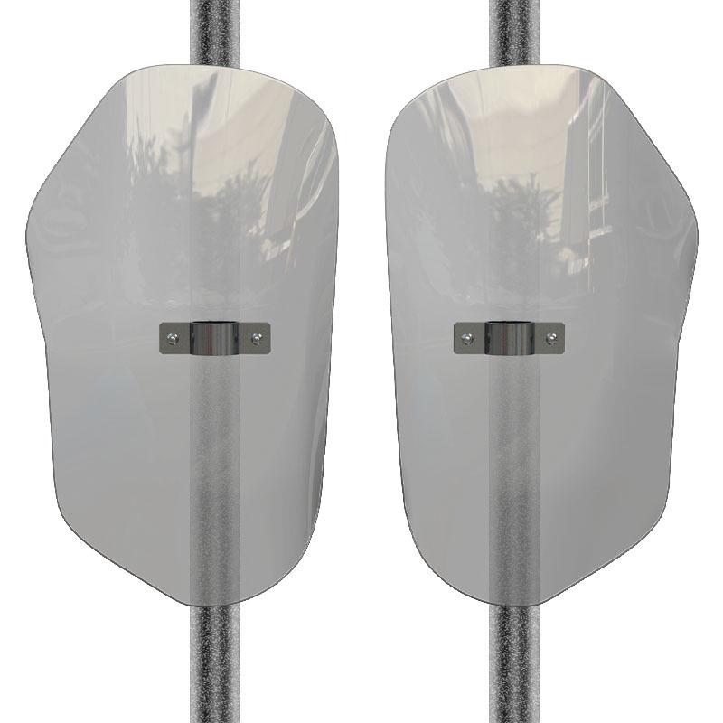 Motorcycle Suzuki DL250 Windshield & Knee Pad Deflector