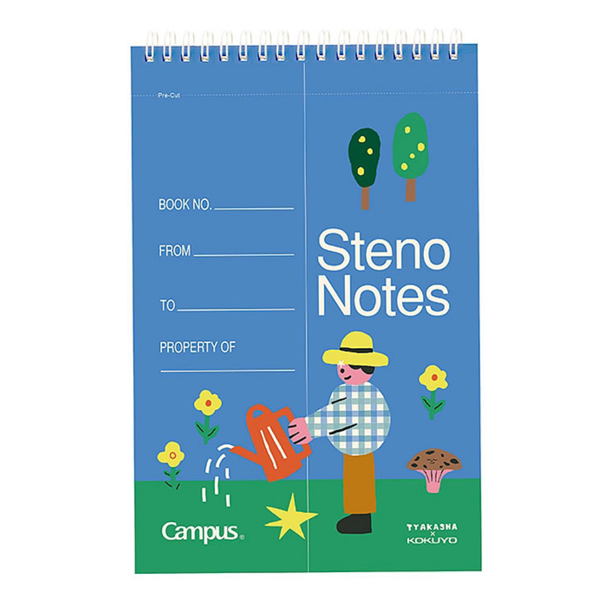 

KOKUYO Canvas STENO Ring Note TYAKASHA Indigo JWSG-SN3MB66-6