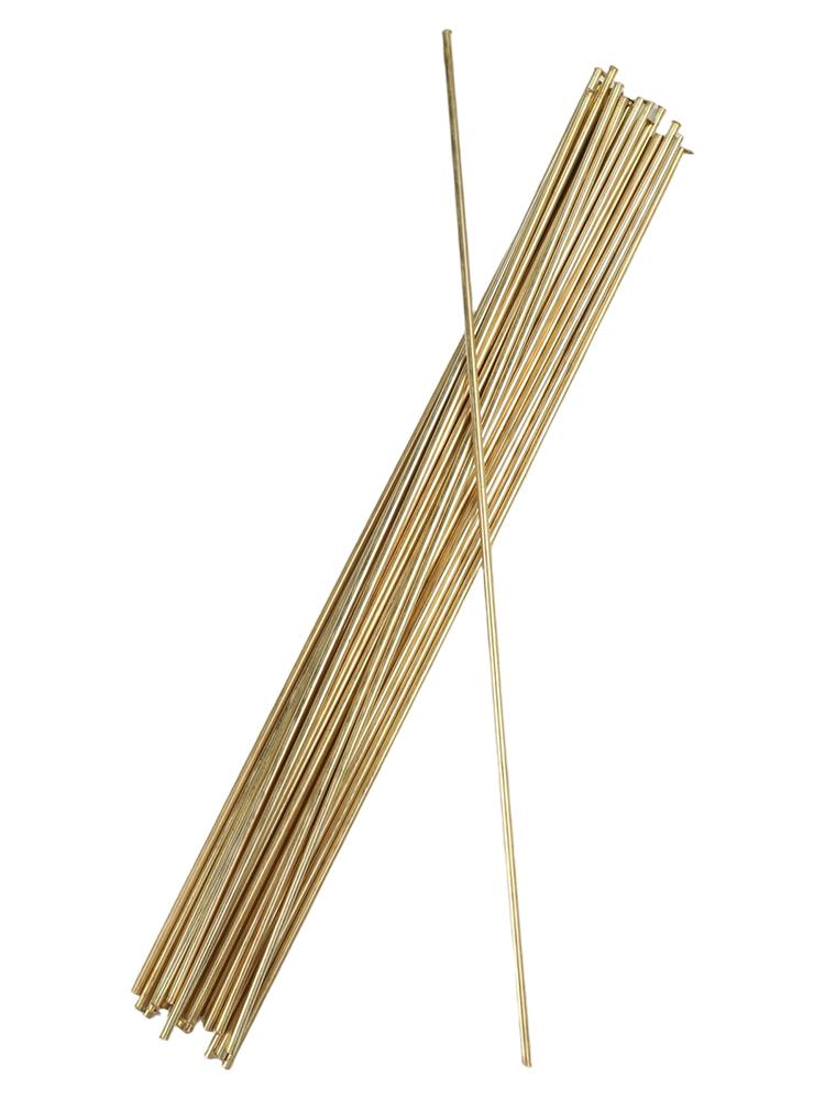 25PCS Brazing Rods Brass Solder Welding Rod for Oxyacetylene Gas Welding 250mm